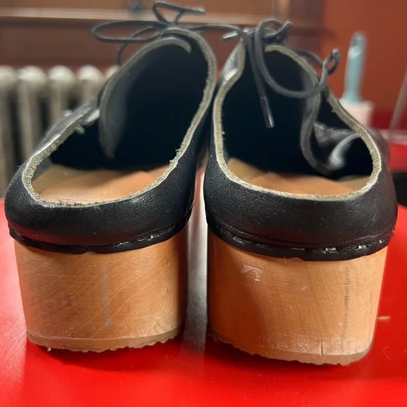 Bryr Zoe Clogs with Kilt size 39 black leather - Picture 4 of 6